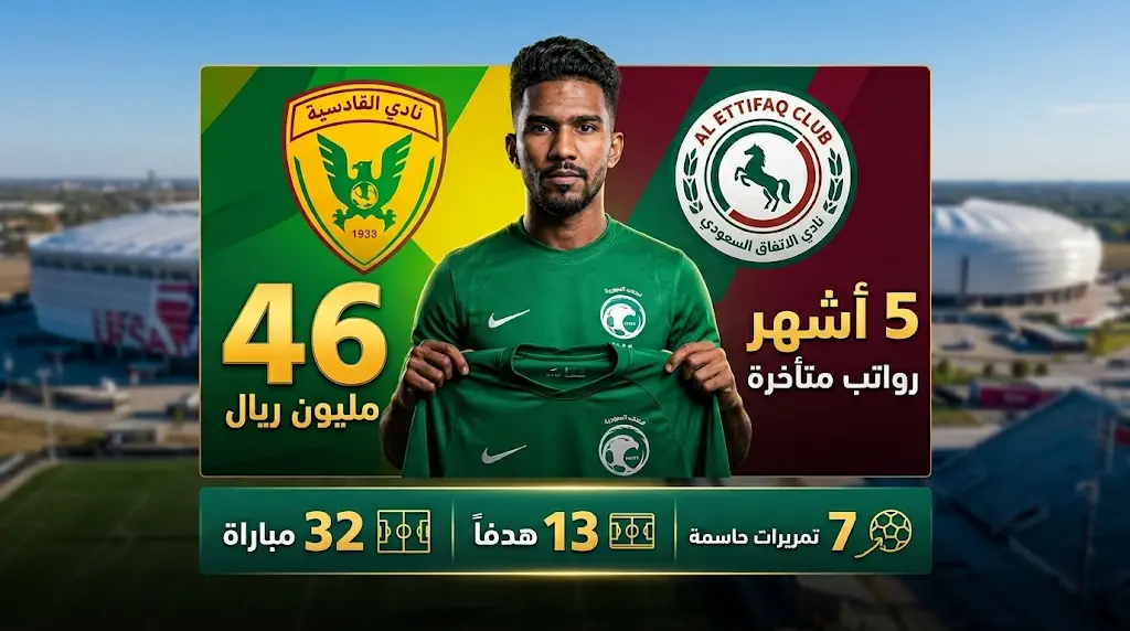 أزمة الرواتب تدفع خالد الغنام لطلب مغادرة الاتفاق والقادسية يترقب كسر العقد بـ 46 مليون ريال