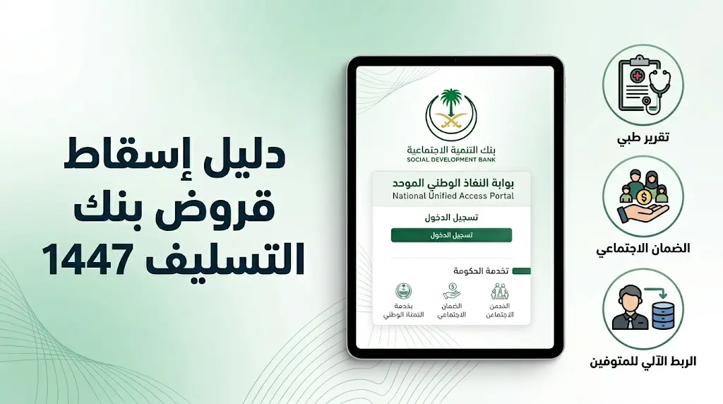 الاستعلام عن إسقاط قروض بنك التسليف برقم الهوية 1447 خلال شهر مايو 2026