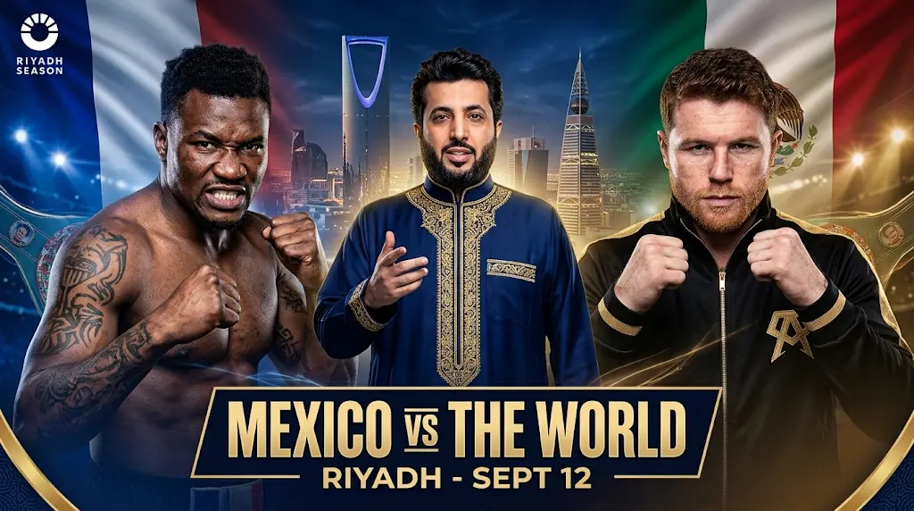 تركي آل الشيخ يعلن استضافة الرياض نزال المكسيك ضد العالم بين الأسطورة كانيلو ألفاريز والفرنسي مبيلي