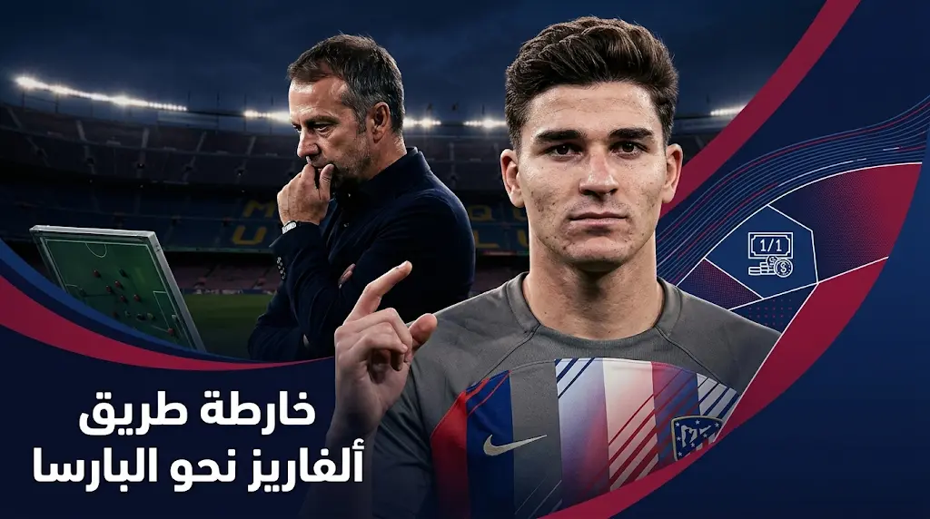 جوليان ألفاريز يطلب الرحيل عن أتلتيكو مدريد ويختار الانتقال إلى برشلونة في صيف 2026