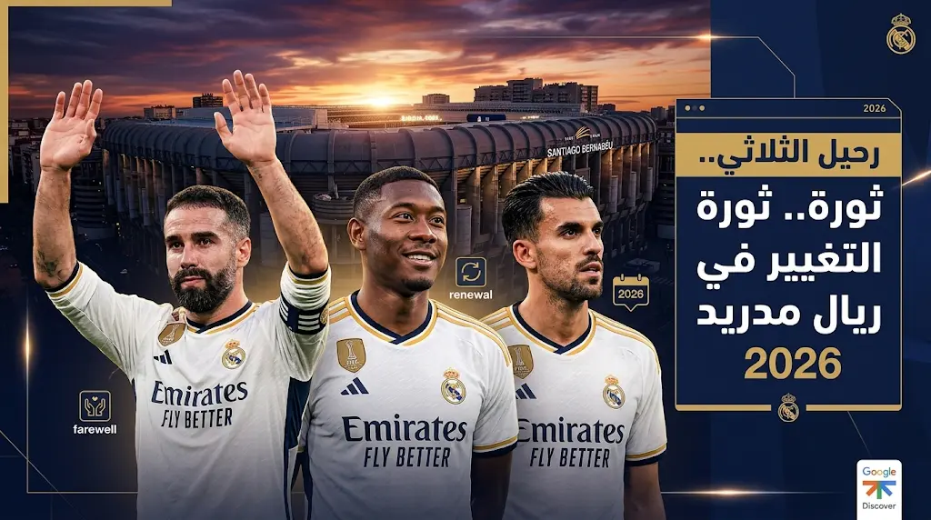 ريال مدريد يحسم ملف الراحلين عن صفوف الفريق بمغادرة داني سيبايوس وكارفاخال ودافيد ألابا
