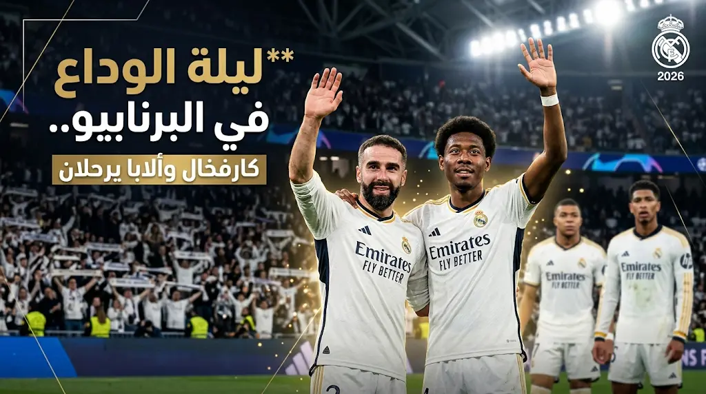 ليلة وداع كارفخال وألابا في تشكيل ريال مدريد لمواجهة أتلتيك بيلباو بالجولة الأخيرة من الدوري الإسباني