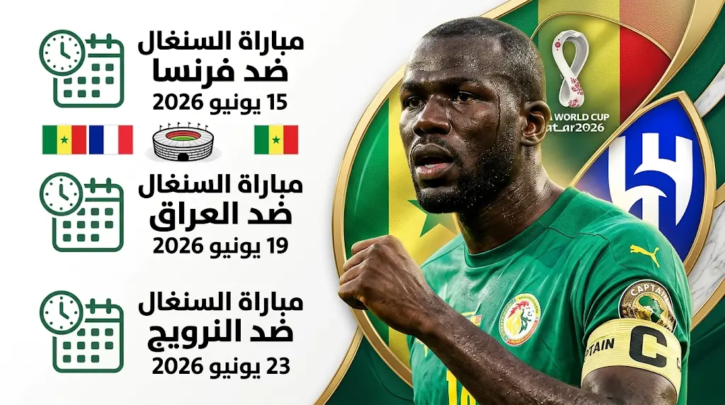 نجوم دوري روشن يقودون أحلام السنغال في مونديال 2026 وتحدي خاص ينتظر كوليبالي أمام فرنسا